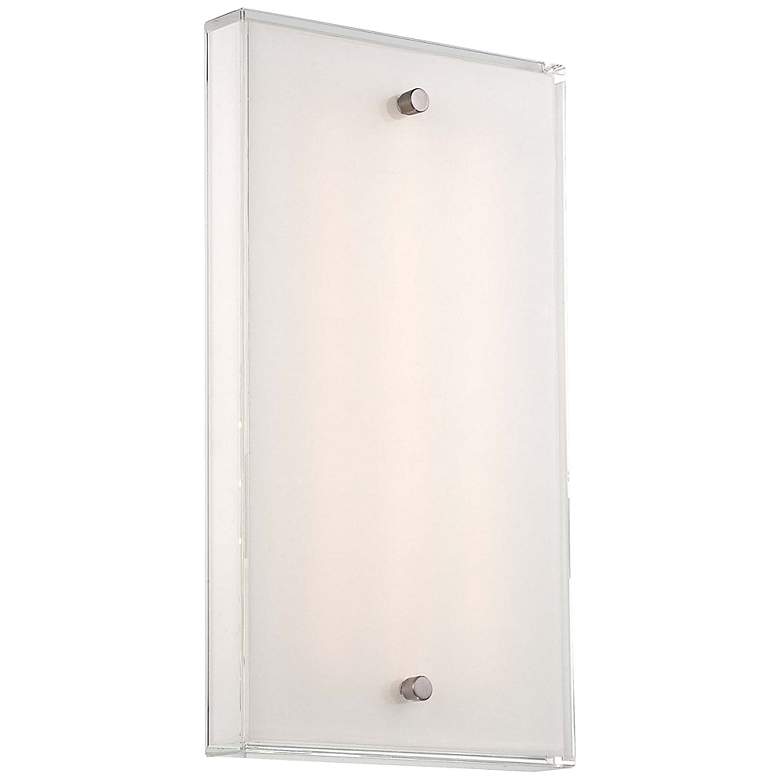 Image 2 George Kovacs Framework 12 inch High Nickel LED Wall Sconce