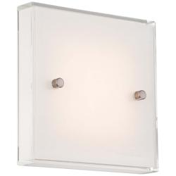 George Kovacs Framework 6 3/4&quot; High Nickel LED Wall Sconce