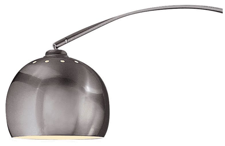 Image 2 George Kovacs George's Reading Room 1-Light Brushed Nickel Floor Lamp more views