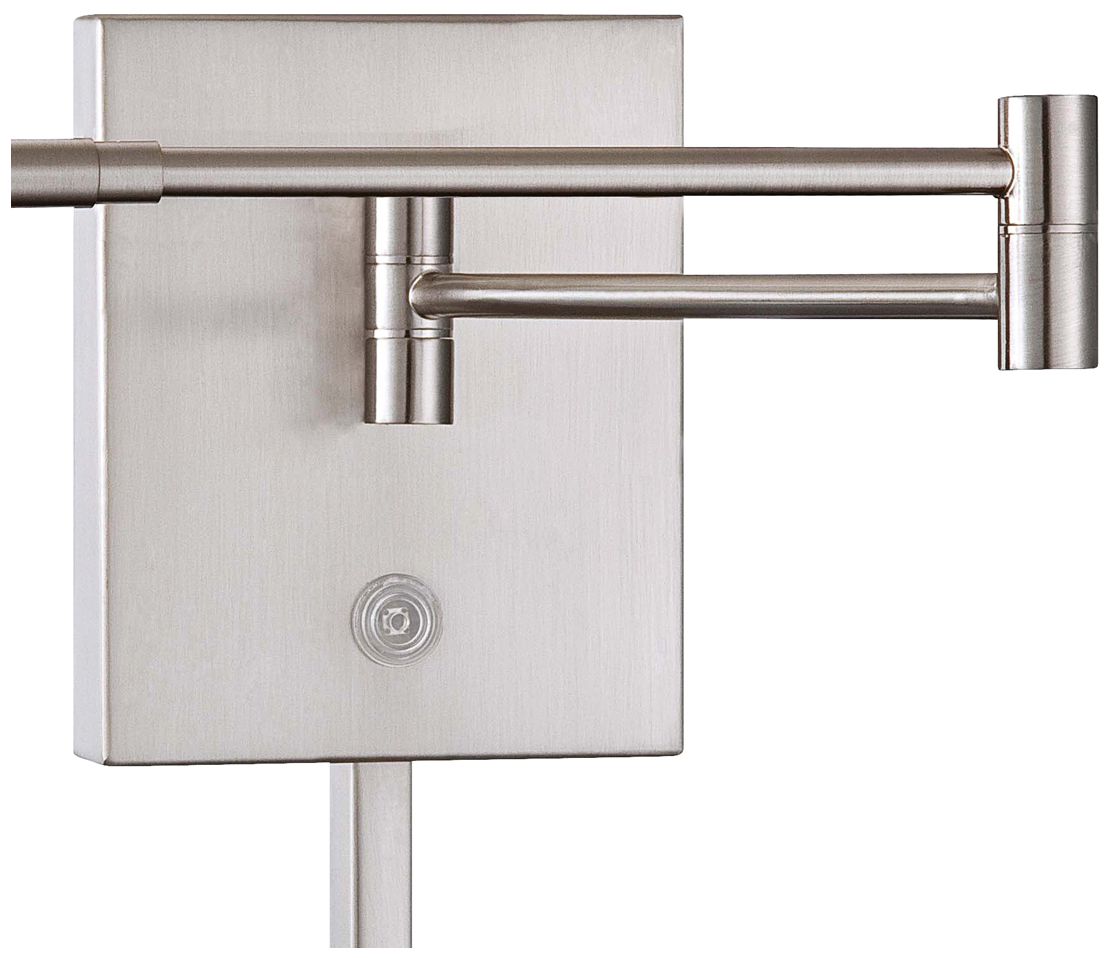 Image 3 George Kovacs George's Reading Room 1-Light Brushed Nickel Swing Arms more views