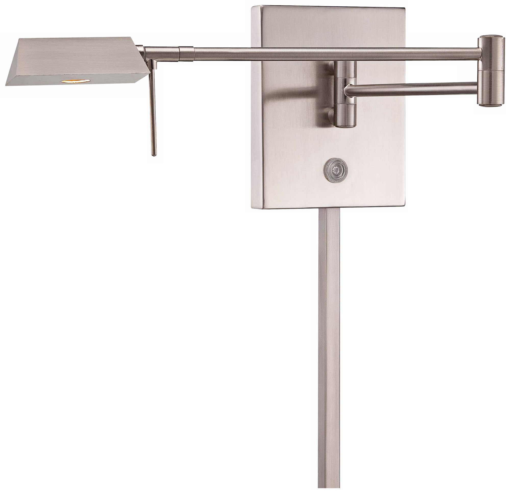 Image 2 George Kovacs George's Reading Room LED Brushed Nickel Swing Wall Lamp