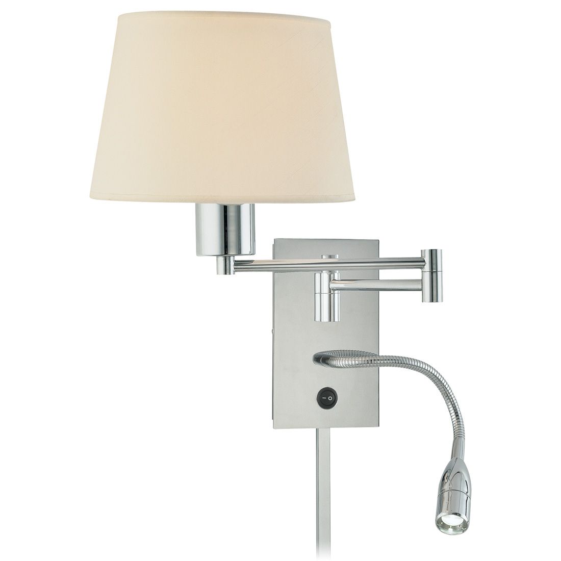 Image 3 George Kovacs George's Reading Room LED Chrome Wall Lamp more views