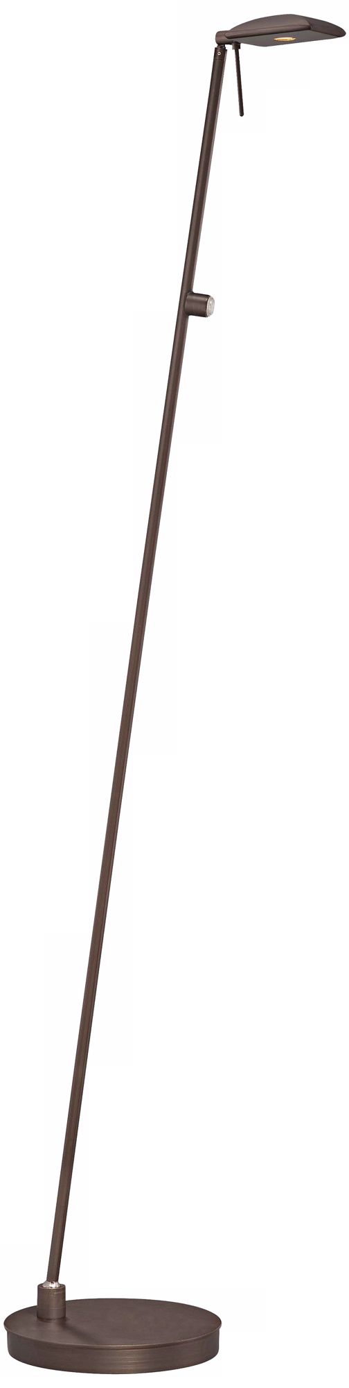 George Kovacs George's Reading Room LED Copper Bronze Patina Floor Lamp