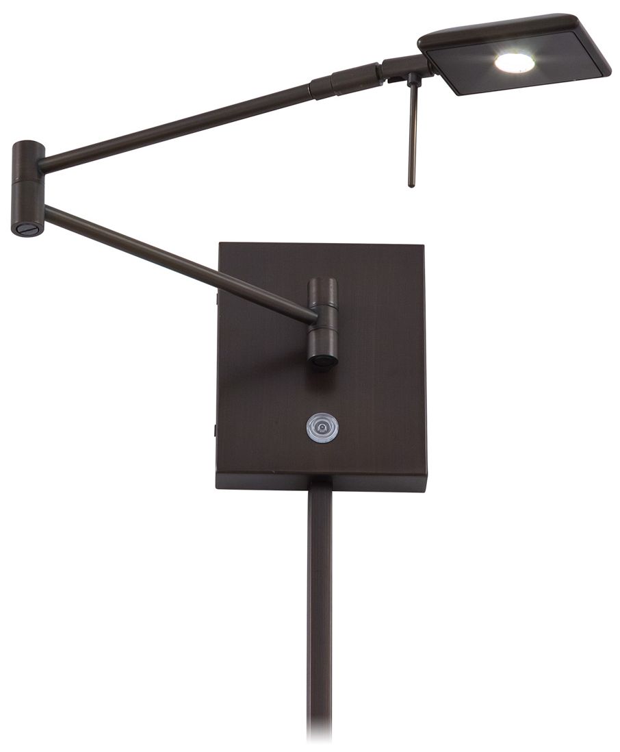 Image 3 George Kovacs George's Reading Room LED Copper Bronze Swing Wall Lamp more views