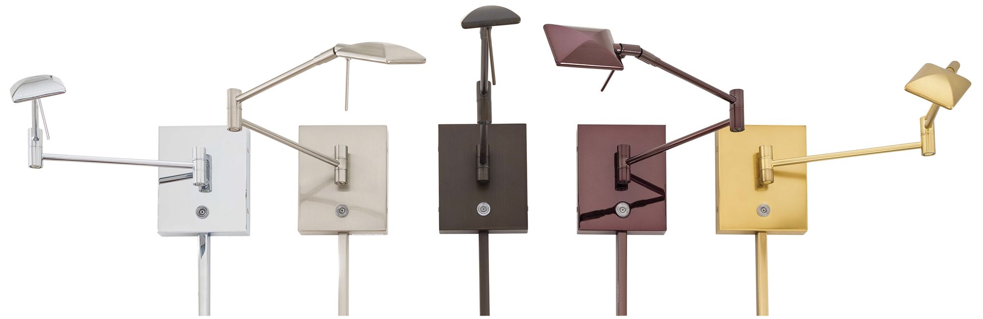 Image 5 George Kovacs George's Reading Room LED Copper Bronze Swing Wall Lamp more views