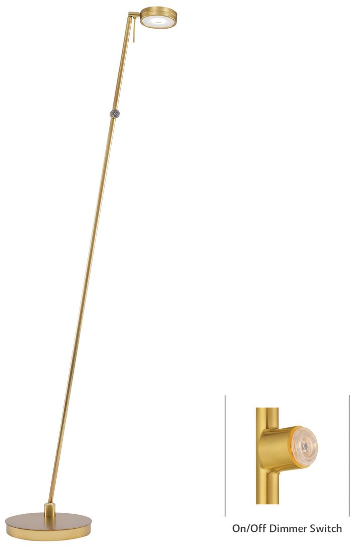 Image 2 George Kovacs George's Reading Room LED Honey Gold Floor Lamp more views
