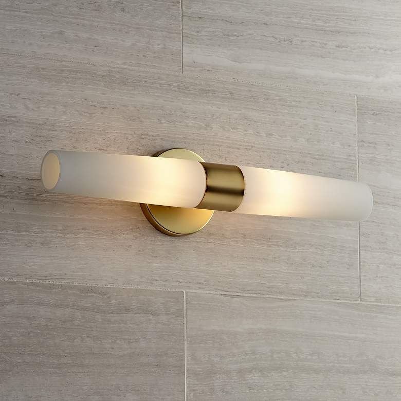 Image 5 George Kovacs Gold 20 inch Wide Modern Bathroom Light Fixture more views