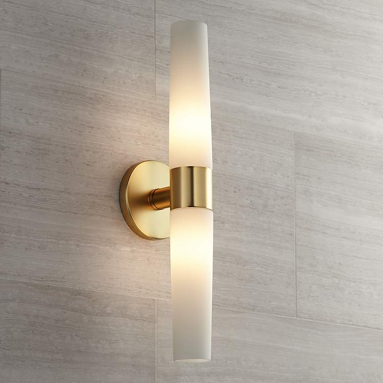 Image 7 George Kovacs Gold 20 inch Wide Modern Bathroom Light Fixture more views