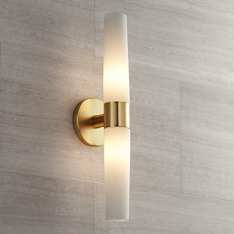 Image 7 George Kovacs Gold 20" Wide Modern Bathroom Light Fixture more views