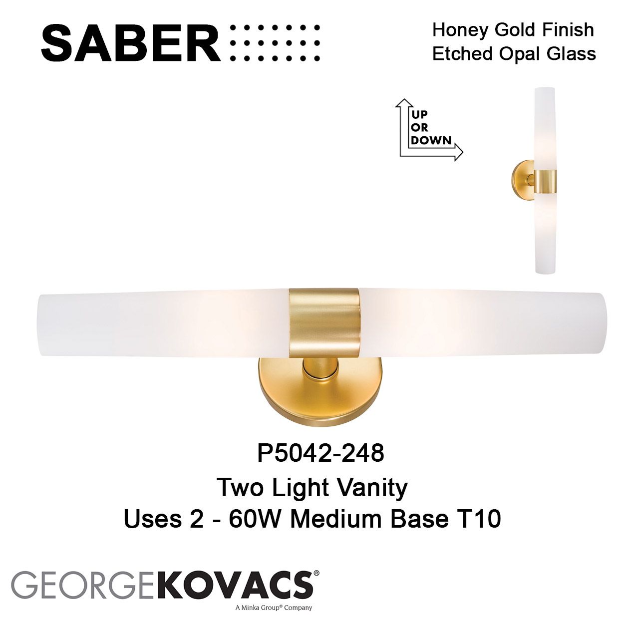 George Kovacs Gold 20" Wide Modern Bathroom Light Fixture