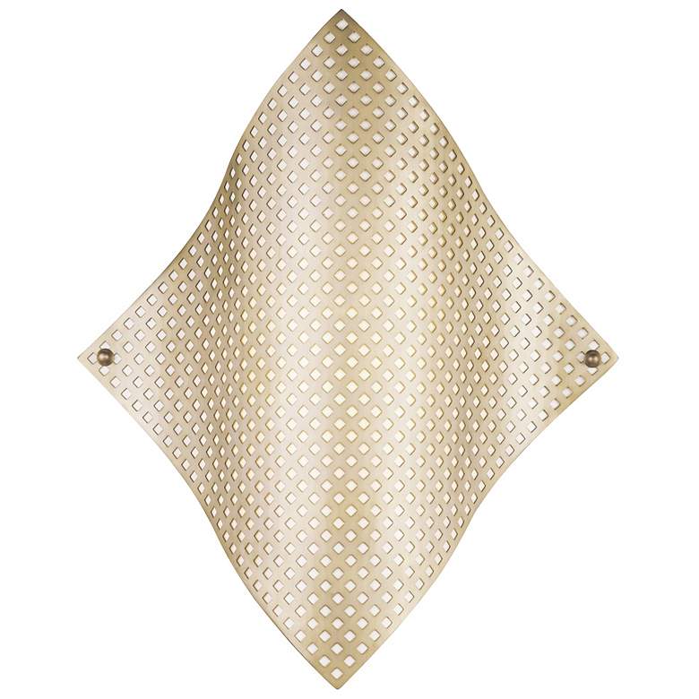 Image 1 George Kovacs Grid 1-Light Soft Brass Wall Sconce