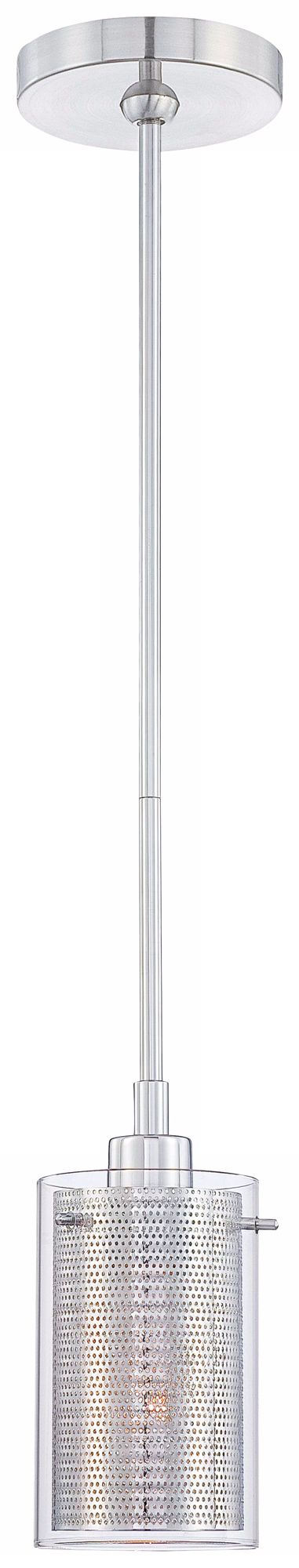 Image 3 George Kovacs Grid-II 1-Light Chrome Mini-Pendant more views