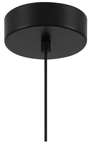 Image 3 George Kovacs Halo LED Coal and Brushed Gold Mini-Pendant more views