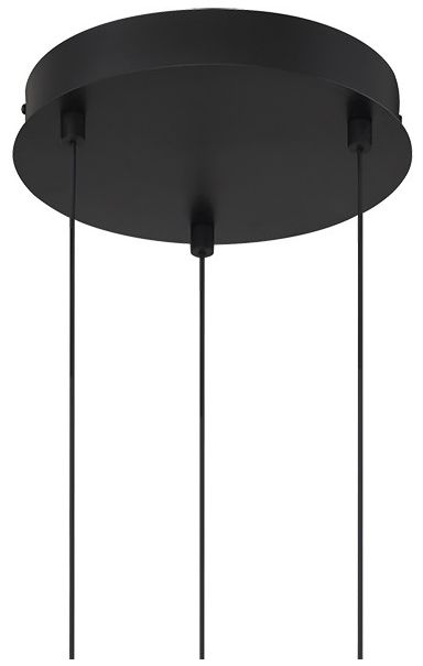 Image 3 George Kovacs Halo LED Coal and Brushed Gold Mini Pendant more views