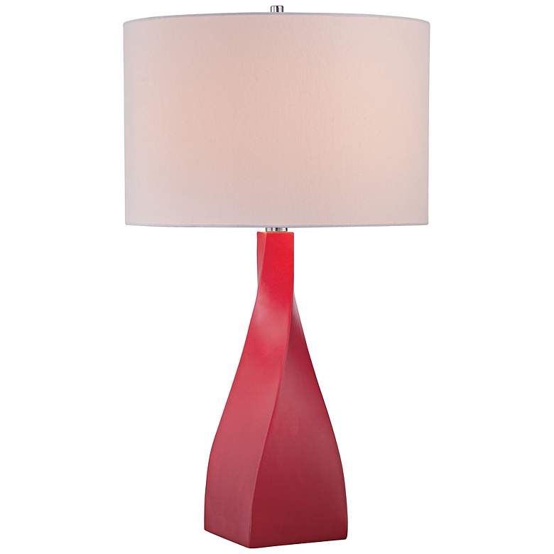 Image 1 George Kovacs Hansen Red Table Lamp