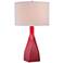 George Kovacs Hansen Red Table Lamp
