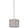 George Kovacs Hidden Gem 7" Wide Chrome LED Mini Pendant