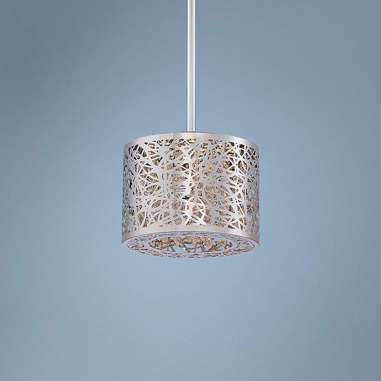 Image 1 George Kovacs Hidden Gem 7" Wide Chrome LED Mini Pendant