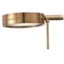 3_George Kovacs Honey Gold LED Swing Arm Modern Plug-In Wall Lamp more views