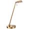 George Kovacs Honey Gold Tented LED Desk Lamp