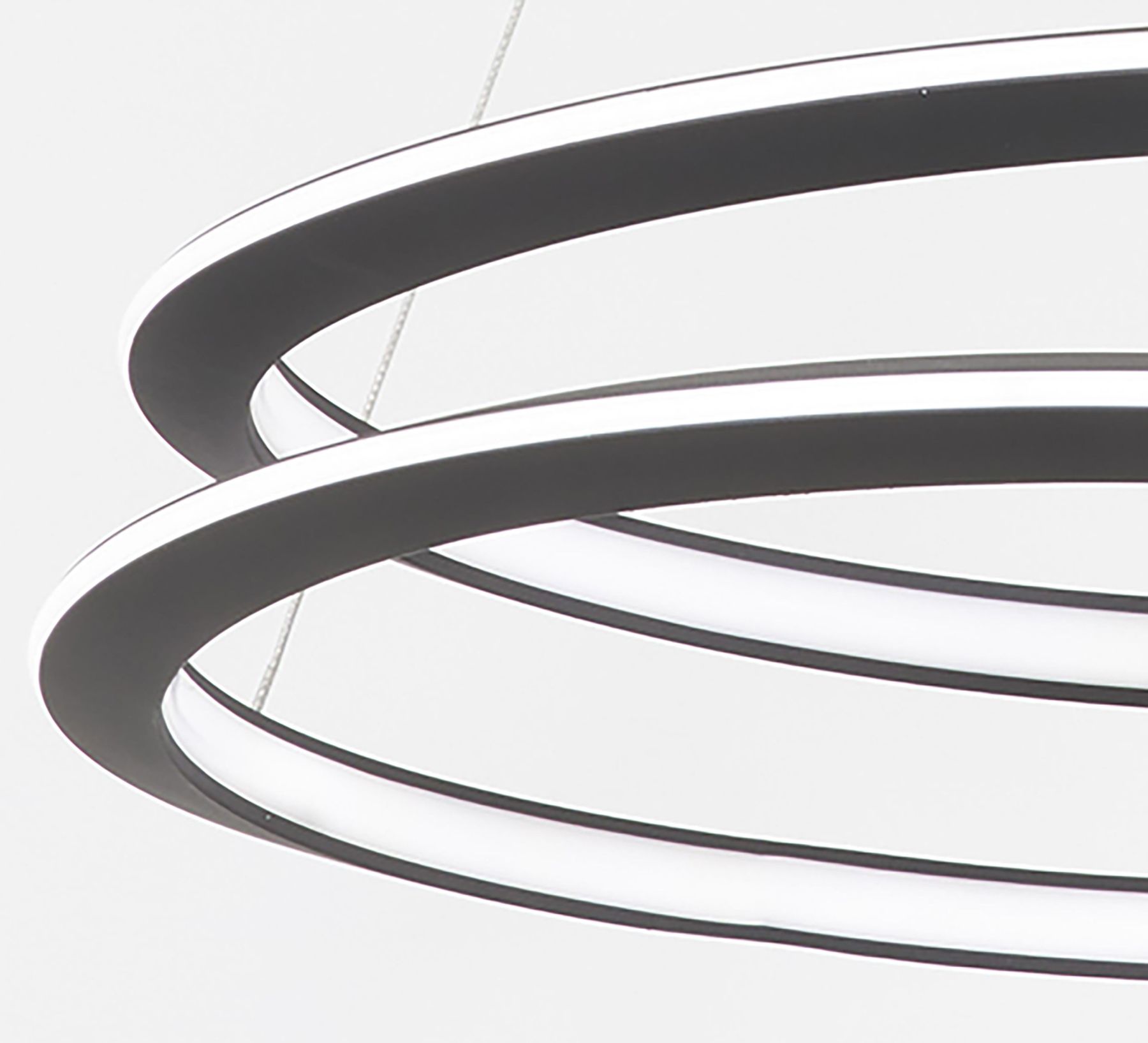 Image 3 George Kovacs Infinite 1-Light LED 29.88-in Sand Black Pendant more views