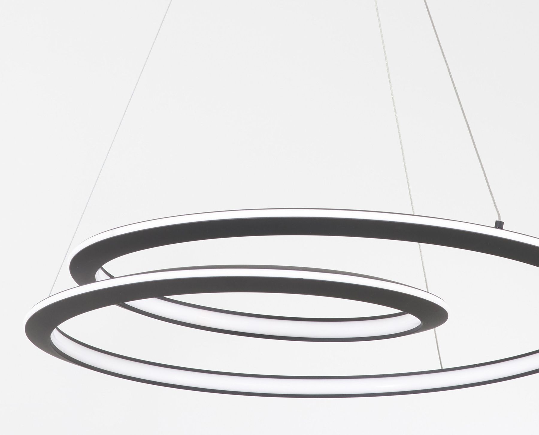 Image 3 George Kovacs Infinite LED 27.63-in Sand Black Pendant with Acrylic Shade more views