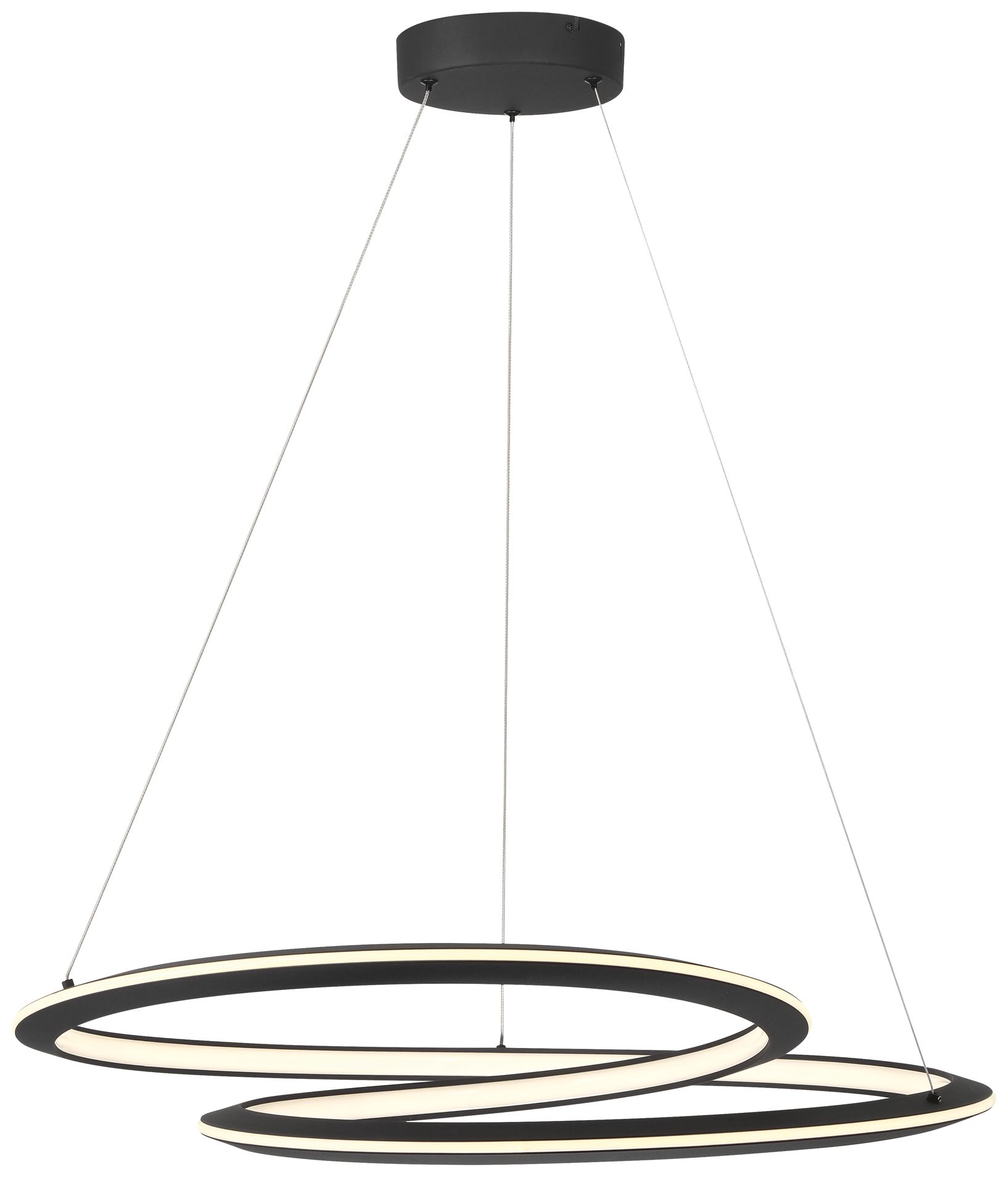Thumbnail1 of George Kovacs Infinite LED 29.88-in Sand Black Pendant with Acrylic Shade
