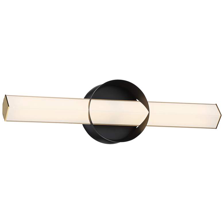 Image 1 George Kovacs Inner Circle 18" Wide Glass LED Wall Sconce