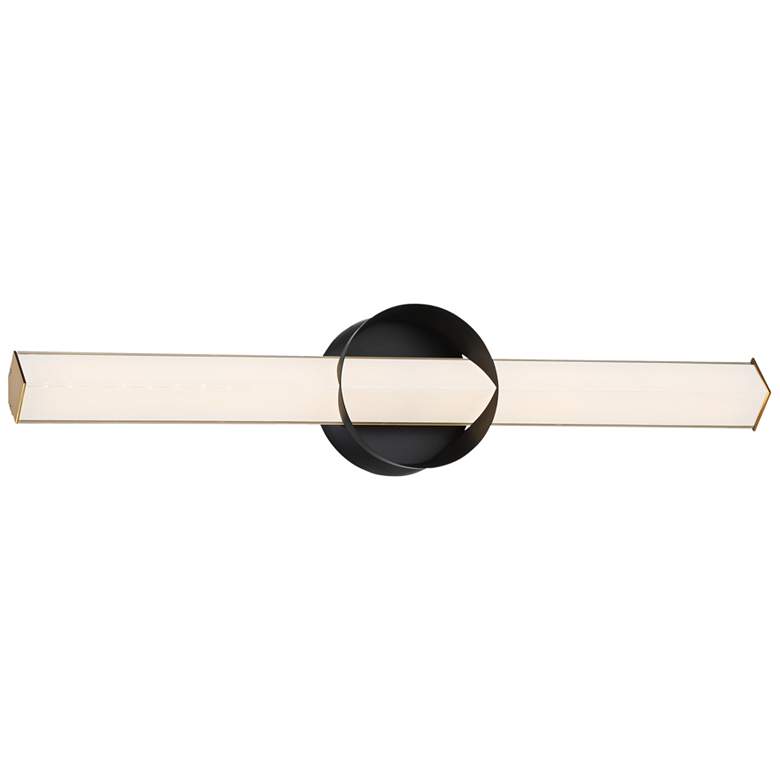 Image 1 George Kovacs Inner Circle 23" Wide Glass LED Bath Light