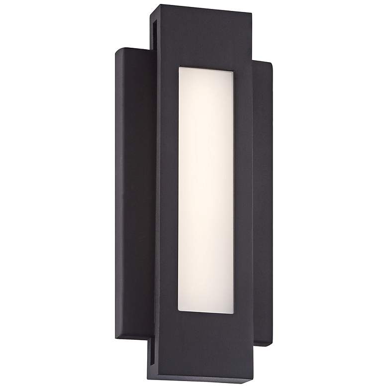 Image 2 George Kovacs Insert 12"H LED Bronze Outdoor Wall Light more views