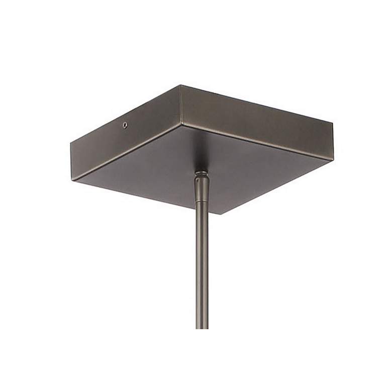 Image 3 George Kovacs Intersezioni LED 1-Light Iron and Walnut Mini-Pendant more views