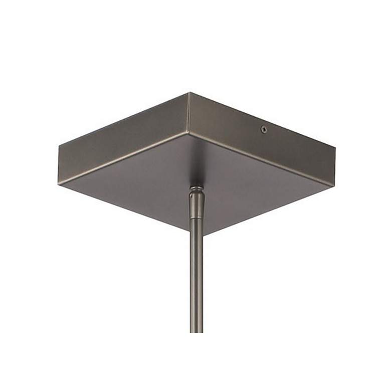 Image 3 George Kovacs Intersezioni LED 1-Light Iron and Walnut Mini-Pendant more views