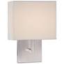 1_George Kovacs Jenna 11"H Brushed Nickel LED Wall Sconce