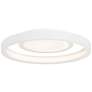 Thumbnail2 of George Kovacs Knock Out 14" Wide White LED Modern Ceiling Light