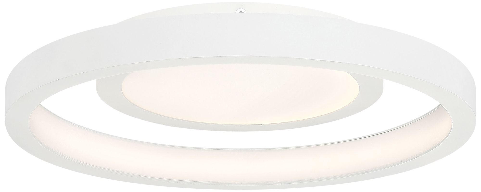 George Kovacs Knock Out LED White Flush Mount