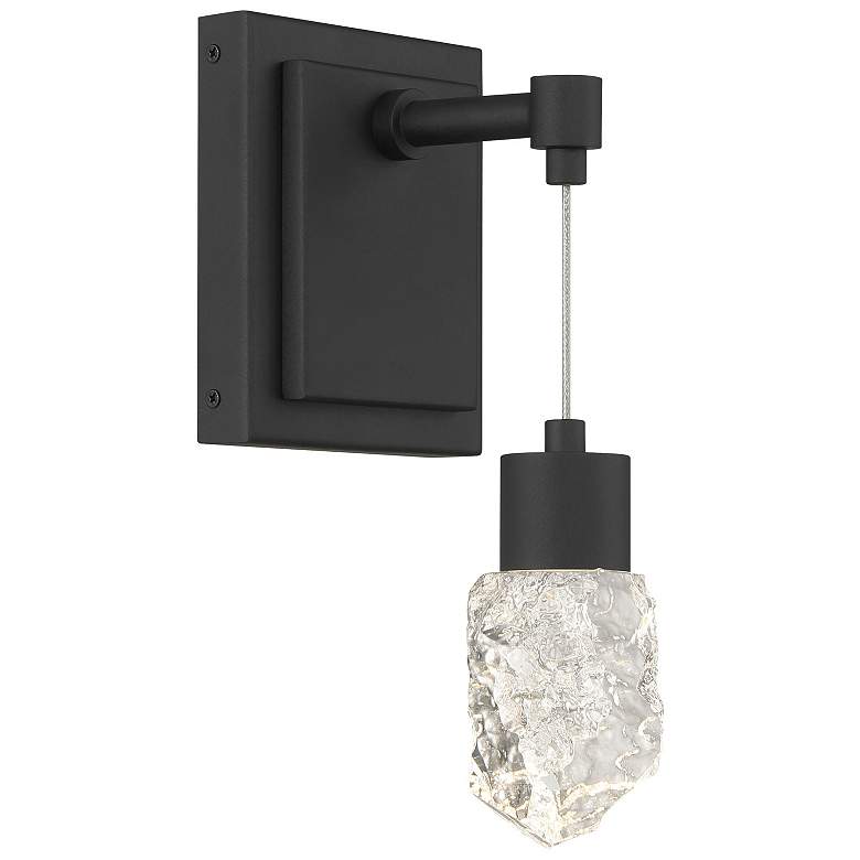 Image 1 George Kovacs Kosmyc 1-Light Sand Black LED Wall Sconce