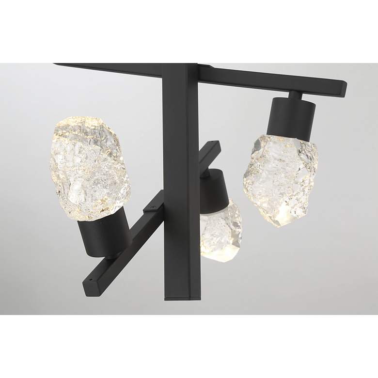 Image 4 George Kovacs Kosmyc 10-Light Sand Black LED Pendant more views