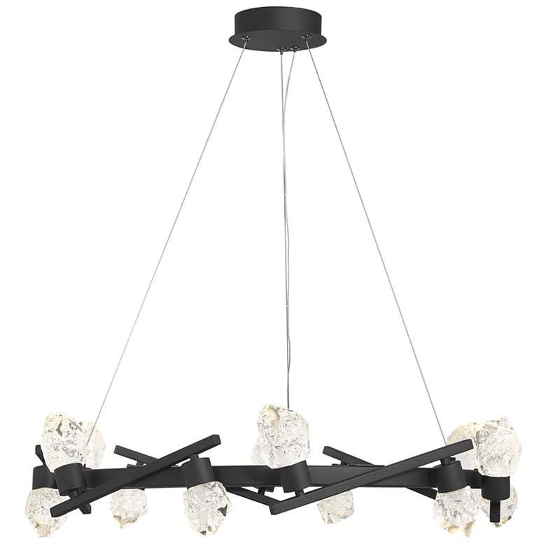 Image 2 George Kovacs Kosmyc 12-Light Sand Black LED Chandelier more views