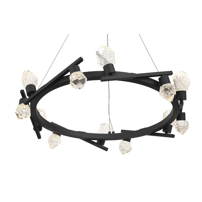 Image 3 George Kovacs Kosmyc 12-Light Sand Black LED Chandelier more views