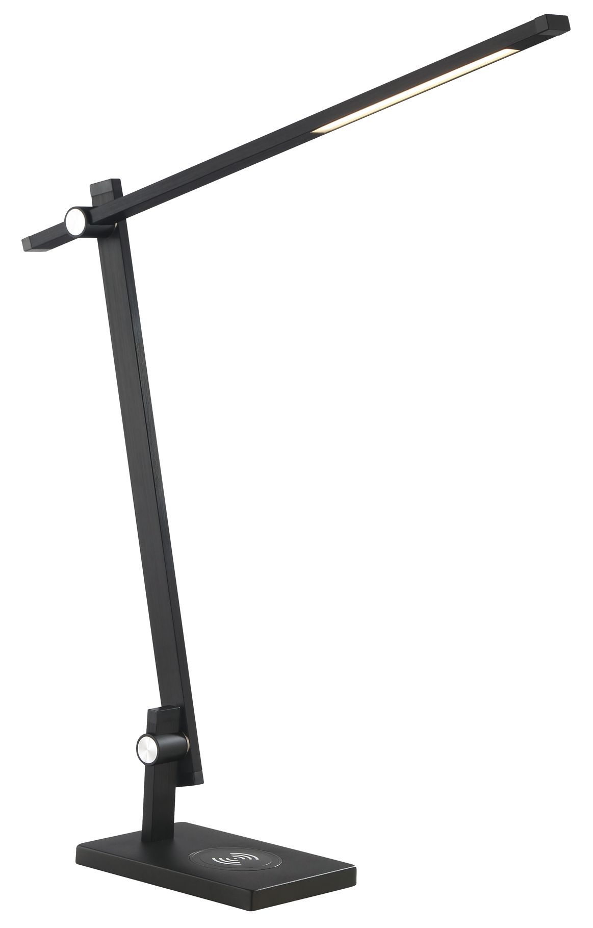 George Kovacs LED 20.66-in Brushed Black Desk Lamp with Black Metal Shade