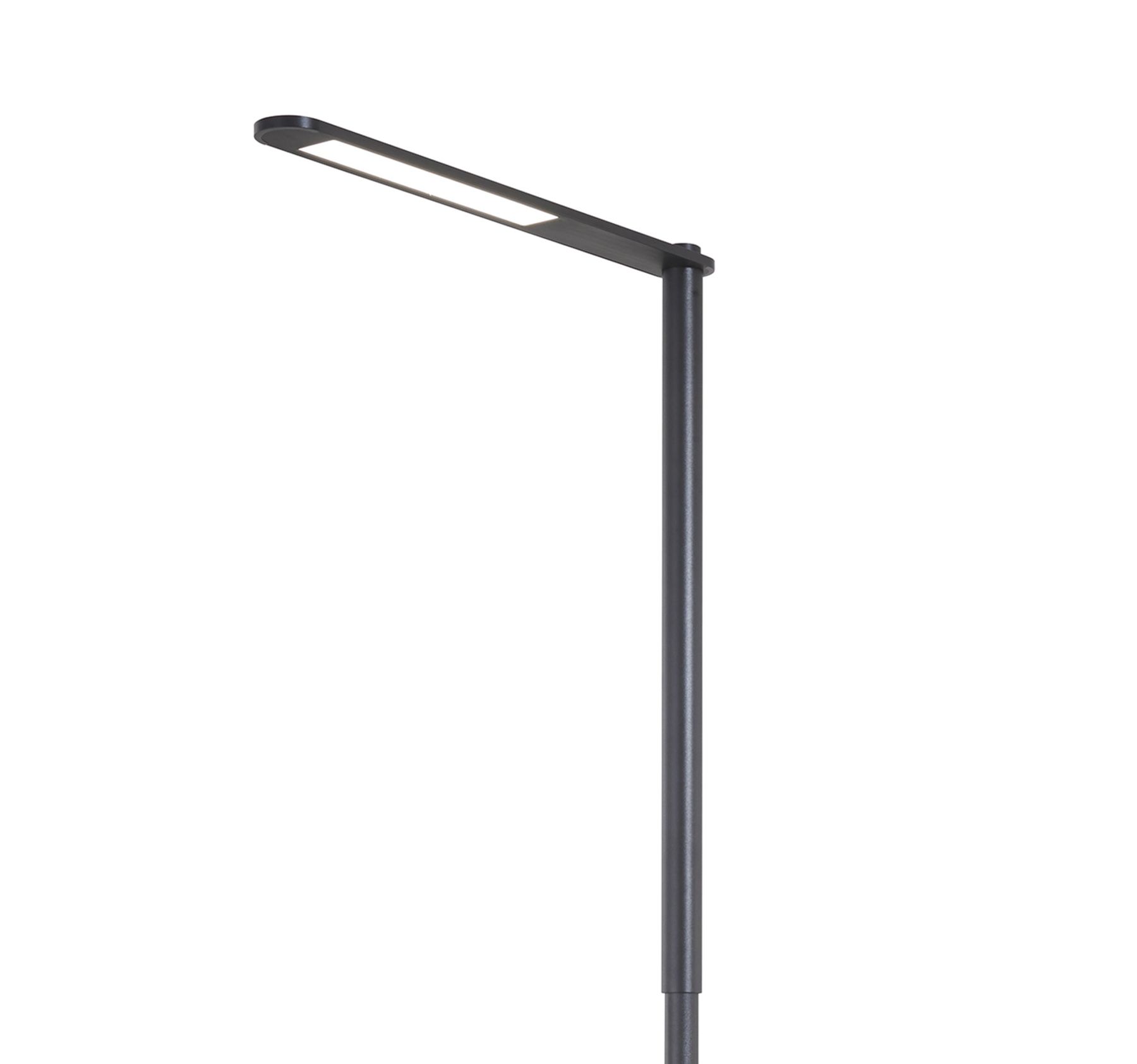 Image 2 George Kovacs LED Coal Black and Brushed Black Floor Lamp with Metal Shade more views