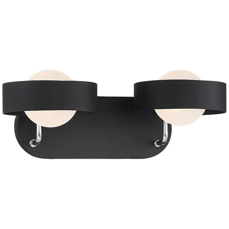 Image 1 George Kovacs Lift Off 16" Wide Coal LED Bath Light