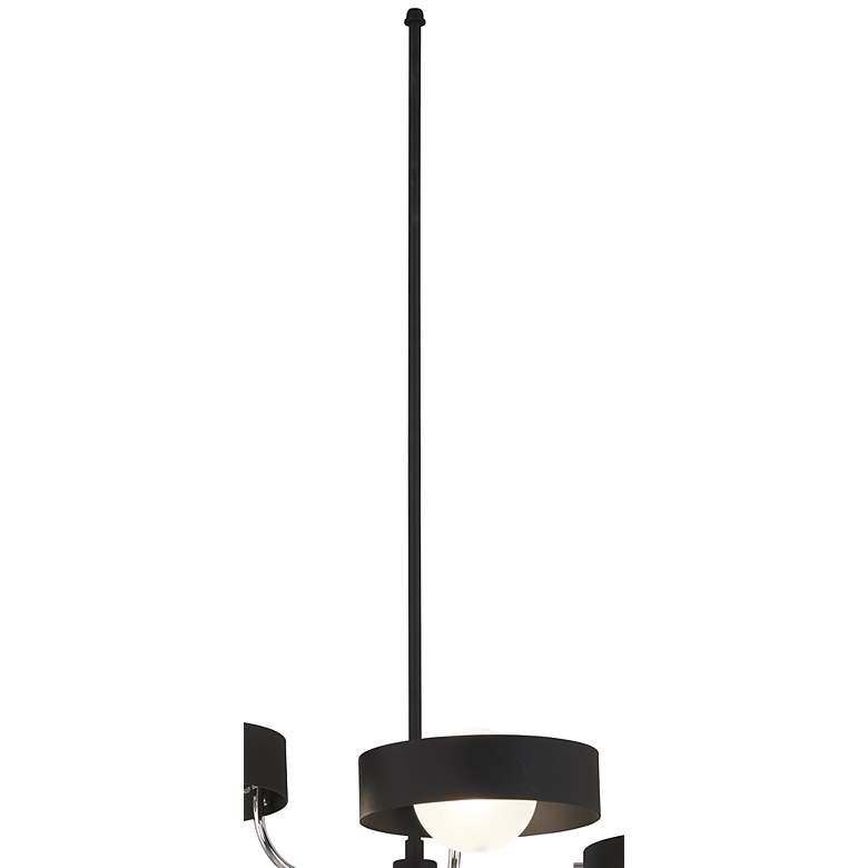 Image 3 George Kovacs Lift Off 5-Light Sand Coal Chandelier more views