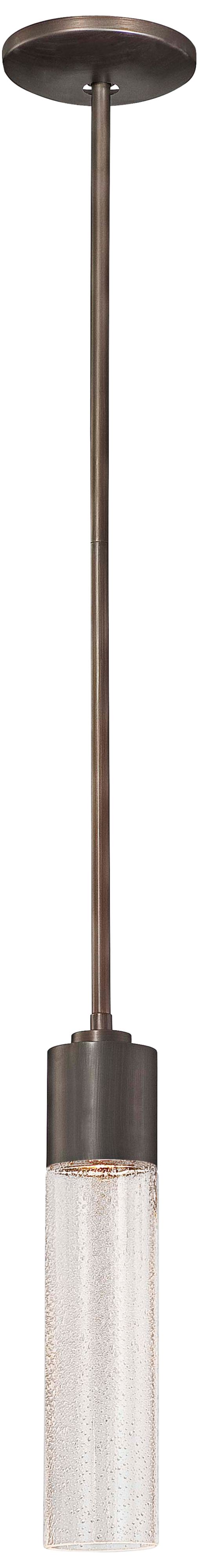 Image 2 George Kovacs Light Rain LED Copper Bronze Patina Mini-Pendant