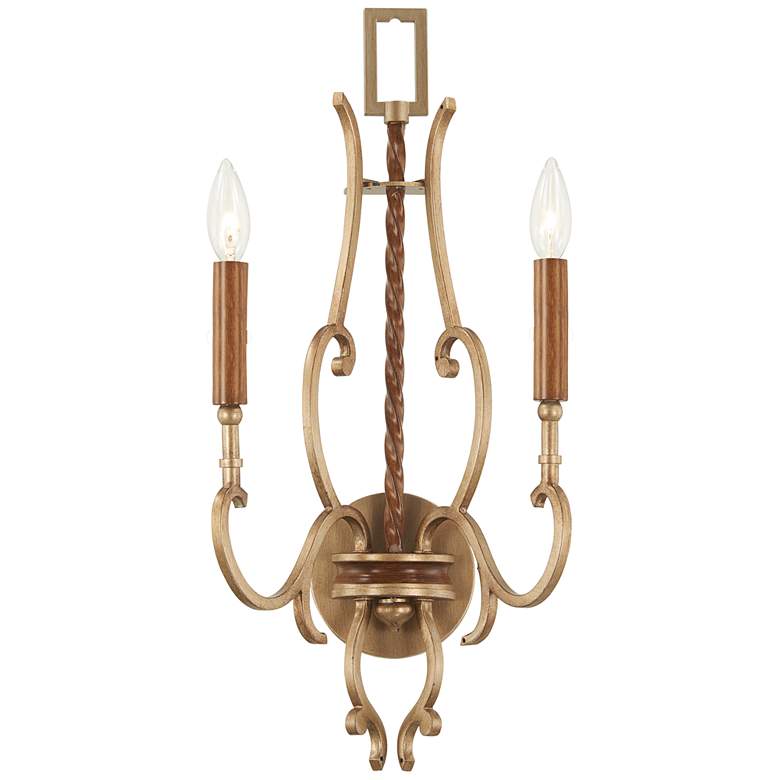 Image 1 George Kovacs Magnolia Manor 23 1/2" High Pale Gold Wall Sconce