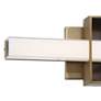 3_George Kovacs Major 16" Wide Aged Brass LED Bath Light more views