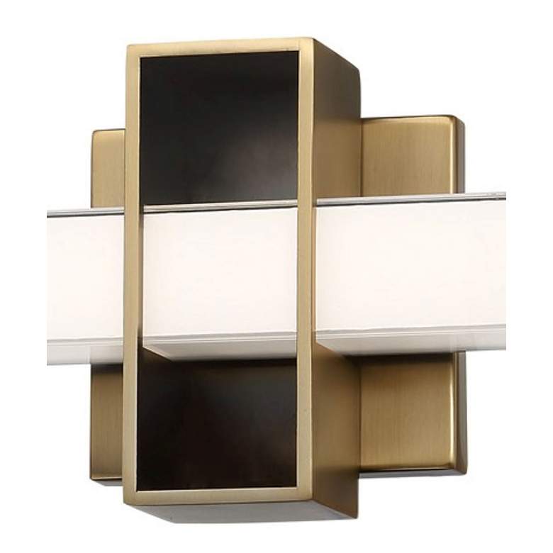 Image 4 George Kovacs Major 24" Wide Aged Brass LED Bath Light more views