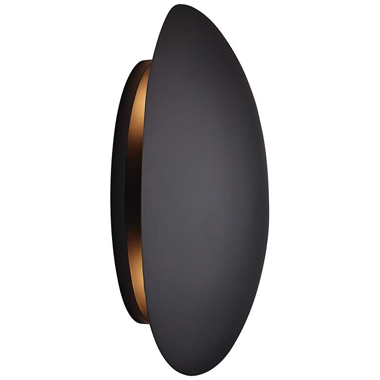 Image 1 George Kovacs Metalo Misto 14" High Coal Wall Sconce
