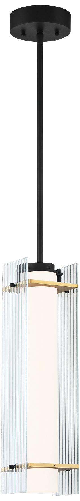 Image 2 George Kovacs MIDNIGHT GOLD - LED Sand Black and Honey Gold LIGHT PENDANT
