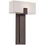 George Kovacs Mitered Glass 10" Copper Bronze Wall Sconce